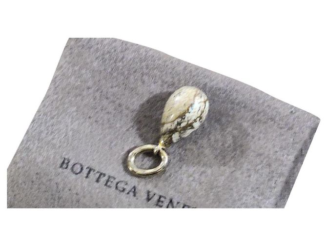Bottega Veneta Edelstein-Anhänger Beige Hellbraun
