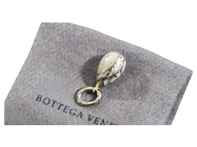 Pendentif Bottega Veneta pierre précieuse Perle Beige Marron clair  ref.706119