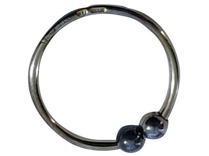 Bague fine Bottega Veneta Argenté