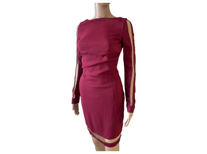 Rotes Viscose Kleid von Philipp Plein