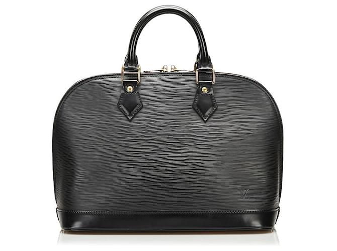 Louis Vuitton Alma Black Leather  ref.706151