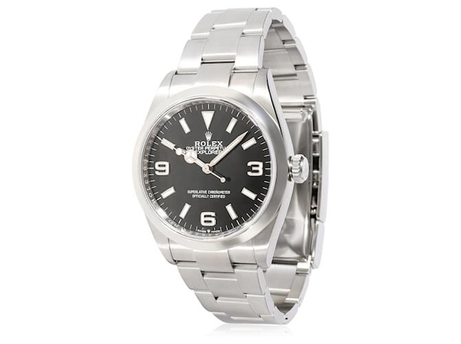Rolex Explorer 124270 Men's Watch In  Stainless Steel  Grey Metal  ref.706316