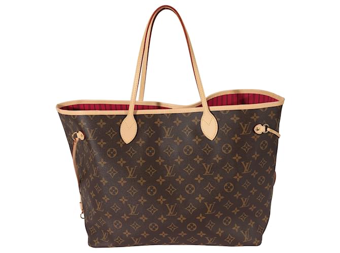 Louis Vuitton Tela Monogram Neverfull Gm Marrone  ref.706459