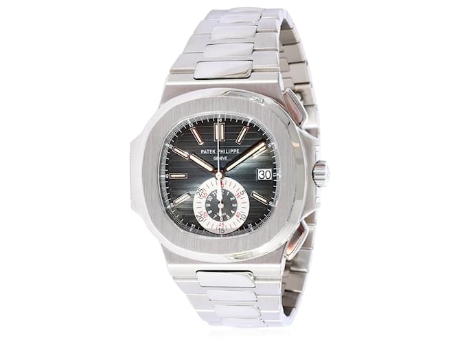 Patek Philippe Nautilus 5980/1UMA-001 Relógio masculino em aço inoxidável Cinza Metal  ref.706501