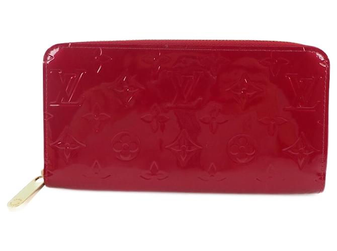 Louis Vuitton Zippy Wallet Red Cloth  ref.706647