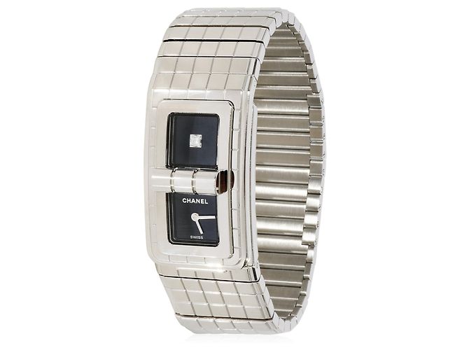 Chanel-Code Coco H5144 Damenuhr aus Edelstahl+Keramik Grau
