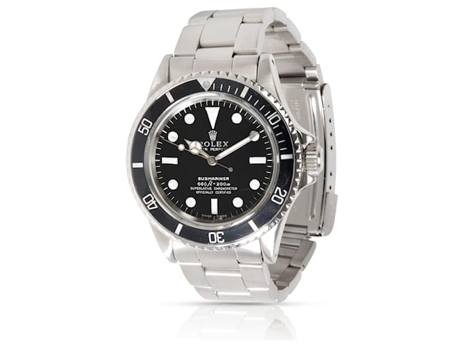 Rolex Vintage Submariner 5512/5513 Relógio masculino em aço inoxidável Cinza Metal  ref.706706