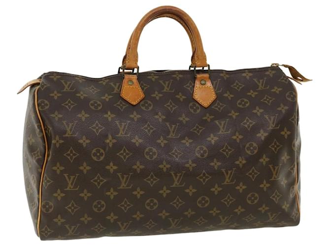 Louis Vuitton Monogram Speedy 40 Hand Bag M41522 LV Auth jk2835 Cloth  ref.706955