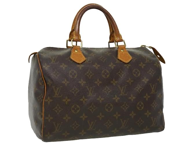 Louis Vuitton Monogram Speedy 30 Hand Bag M41526 LV Auth jk2847 Cloth  ref.706965