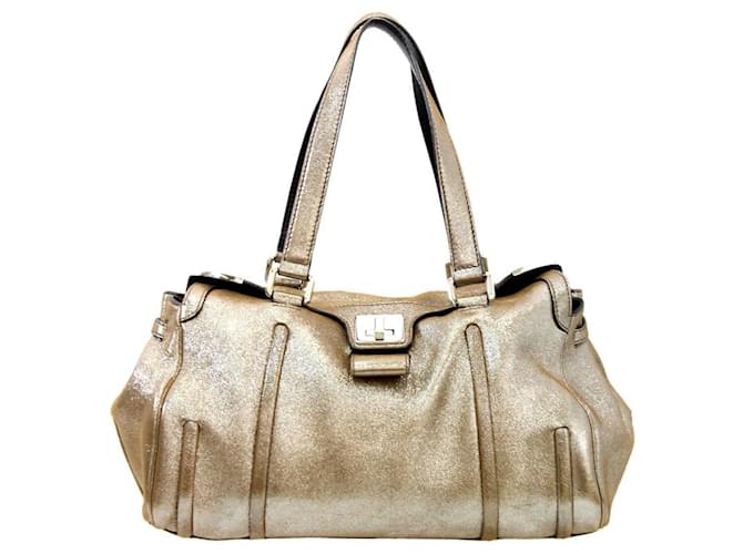 Céline Celine Beige Patent leather  ref.707081