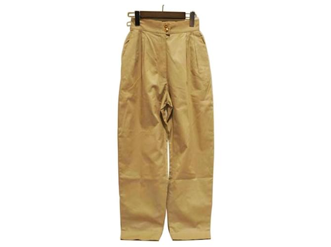 * Chanel / Vintage Tag Cotton Pants / Women's Bottoms Yellow  ref.707141