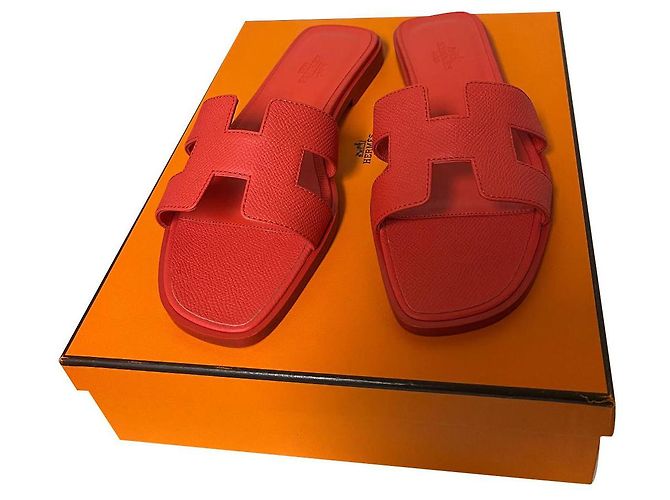 Hermès Sandalen Oran Pink