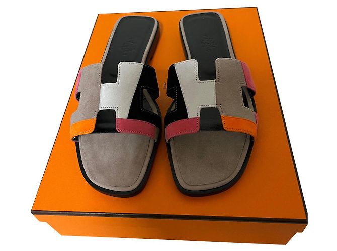 Sandalias Hermès Oran Multicolor