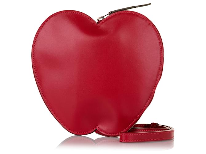 Hermès Pochette en cuir rouge Hermes Tutti Frutti Pommes Veau façon poulain  ref.707390