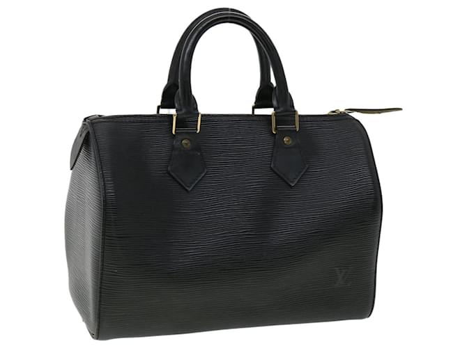 LOUIS VUITTON SPEEDY 25 Epi Black Noir handbag No.854