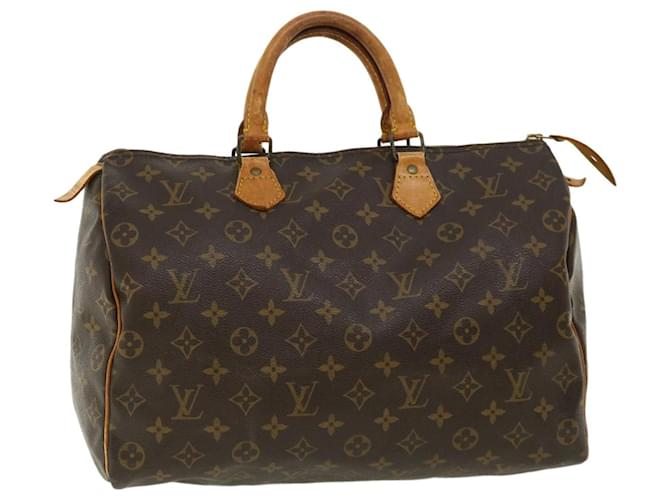 Louis Vuitton Monogram Speedy 35 Hand Bag M41524 LV Auth jk2842 Cloth  ref.707618