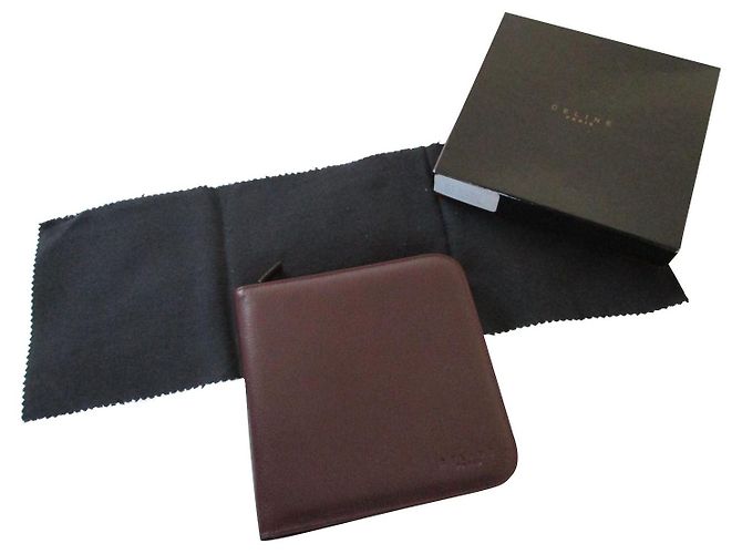 Céline CDpocket,chocolate leather. Brown