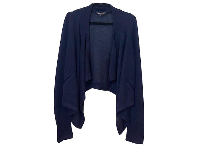 Bolero blu in lino Bcbg Max Azria