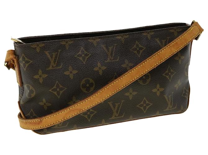 Auth Louis Vuitton Monogram Trotteur Shoulder Crossbody Bag M51240