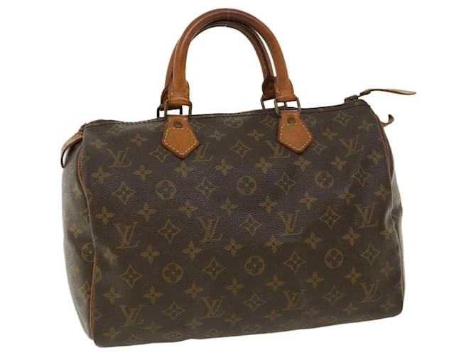 Louis Vuitton Monogram Speedy 30 Hand Bag M41526 LV Auth rd3308 Cloth  ref.707914