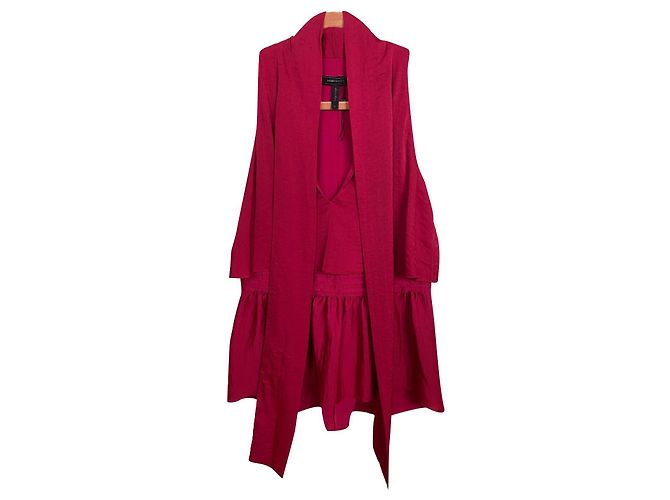 Bcbg Max Azria Celline Ärmelloses Peplum Oberteil Rot