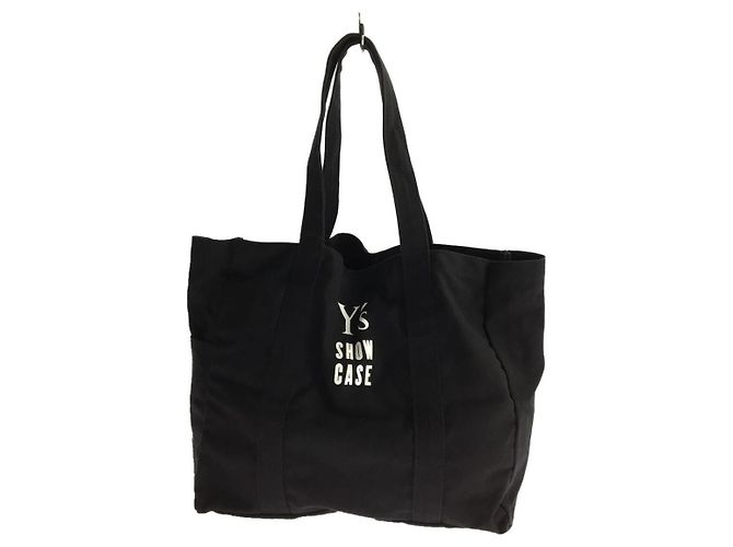 *Y's Wise/Tote Bag/Canvas/BLK/Plain Schwarz