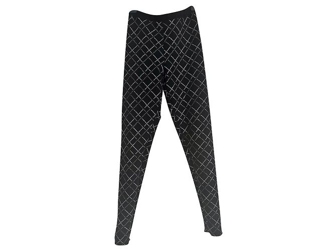 Cambon Chanel Pantaloni, ghette Nero