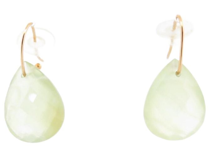 NEUF BOUCLES D'OREILLES MORGANNE BELLO GOUTTES FRIANDISES OR JAUNE EARRINGS Doré