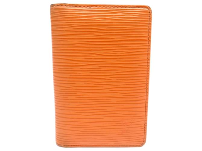 Louis Vuitton Epi Leather Wallet - Orange Wallets, Accessories