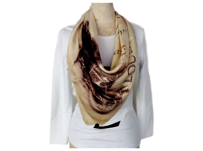 Montsouris Louis Vuitton Stampa grafite moto Marrone Beige