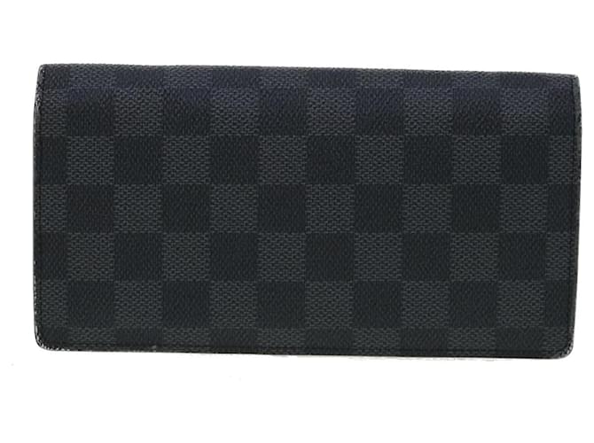 Louis Vuitton Brazza Black Cloth  ref.708746