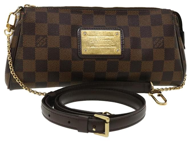 Louis Vuitton Damier Azur Eva Shoulder Bag N55214 LV Auth 33807