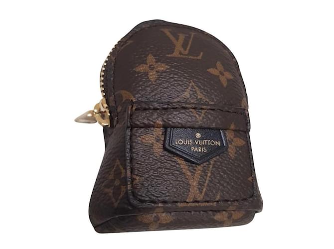Louis Vuitton bolsa de Palm Springs Castaño Paño  ref.709153