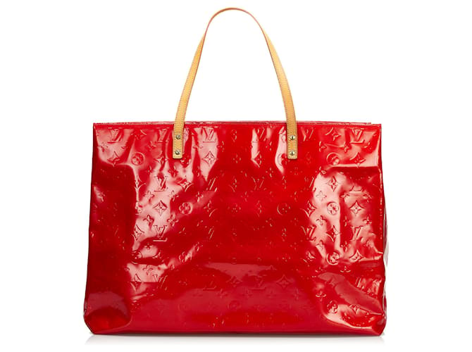 Louis Vuitton Red Vernis Reade GM Leather Patent leather  ref.709284
