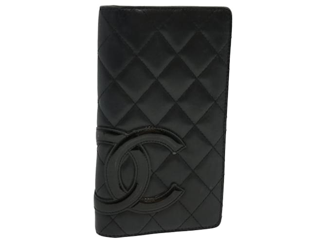 Chanel Cambon Line Black Leather  ref.709346