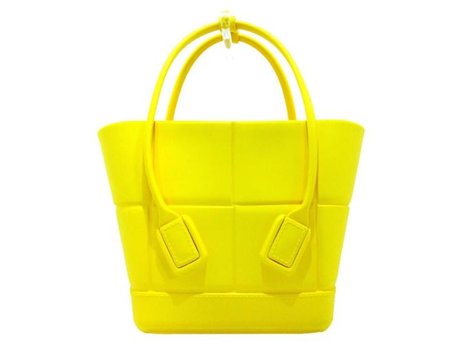 Bottega Veneta Arco Yellow Synthetic  ref.709425