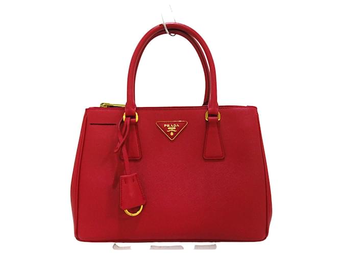 Prada Galleria Red Leather  ref.709435