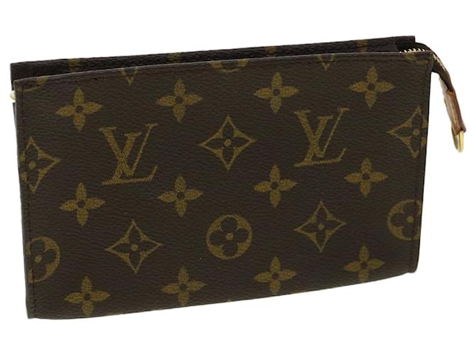 Louis Vuitton Bucket PM Marrom Lona  ref.709604