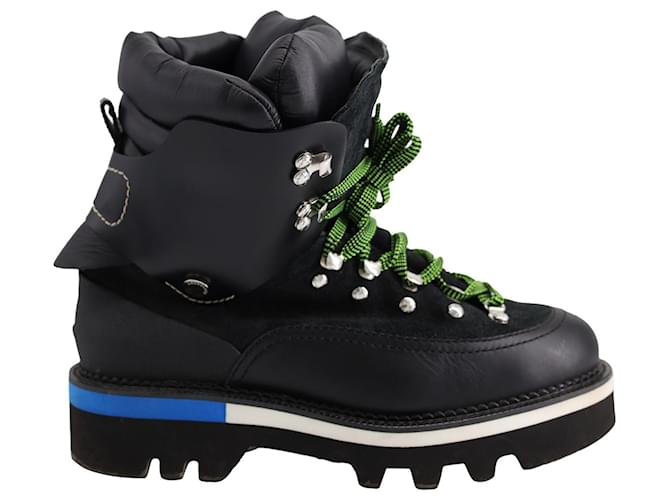 Dsquared2 Hiking Boots in Black Leather  ref.709699
