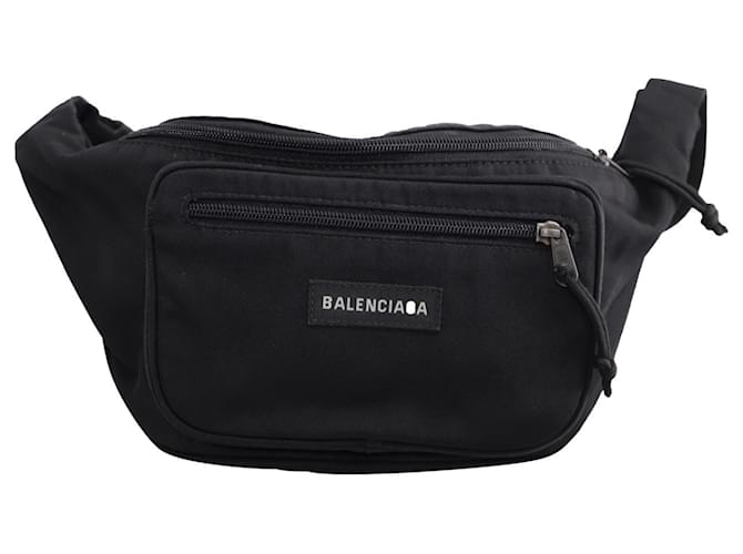 Balenciaga Explorer Gürteltasche aus schwarzem Polyamid Nylon  ref.709723