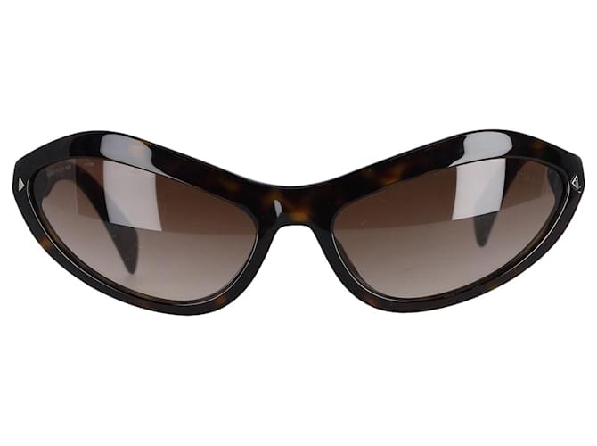 Prada Swing Sonnenbrille aus schwarzem Acetat Zellulosefaser  ref.709785