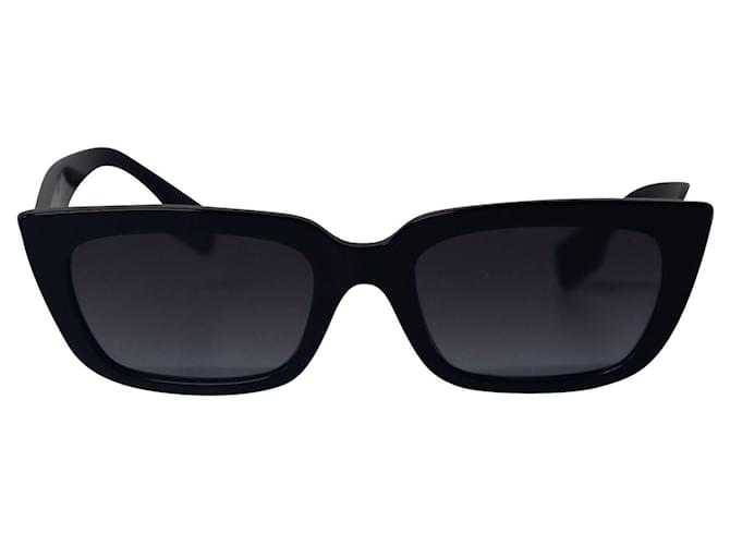Burberry ES4321 Gafas de sol rectangulares con montura de plástico negro  ref.709865