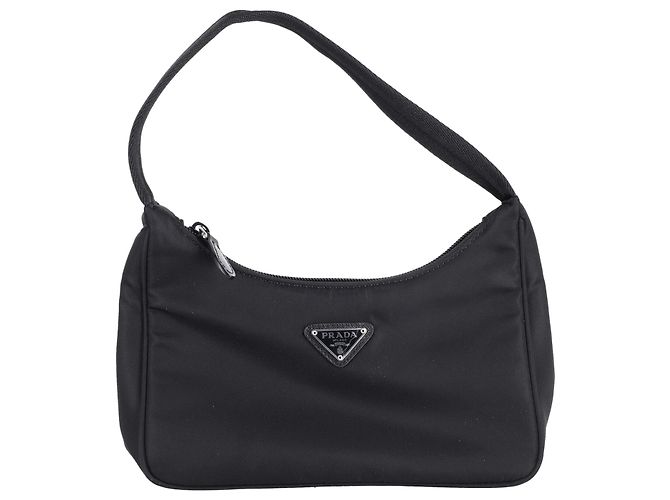 Saffiano Réédition Prada 2005 Mini sac Re-Nylon en nylon noir