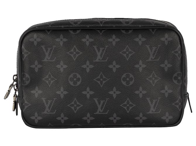 Louis Vuitton Monogram Eclipse Toilettenbeutel - 10's Schwarz