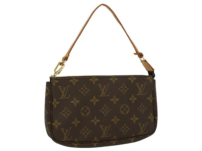 Louis Vuitton Pochette Accessoires Brown Cloth  ref.710002