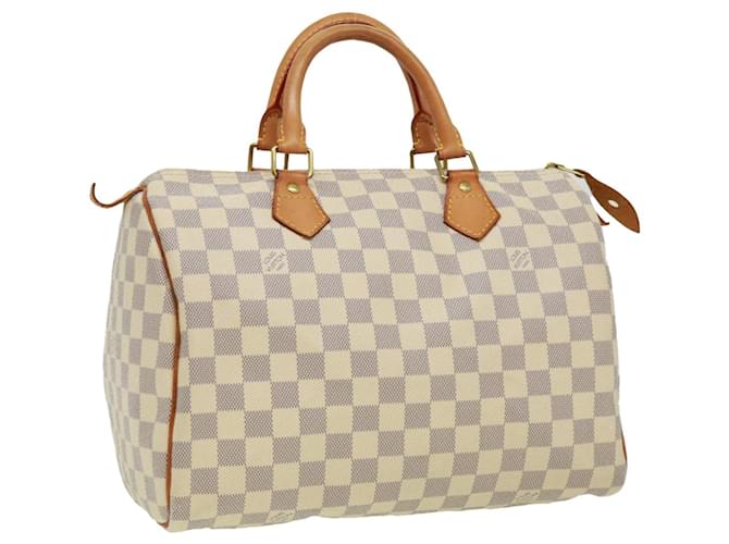 Louis Vuitton Damier Azur Speedy 30 Hand Bag N41533 LV Auth am3246  ref.710216