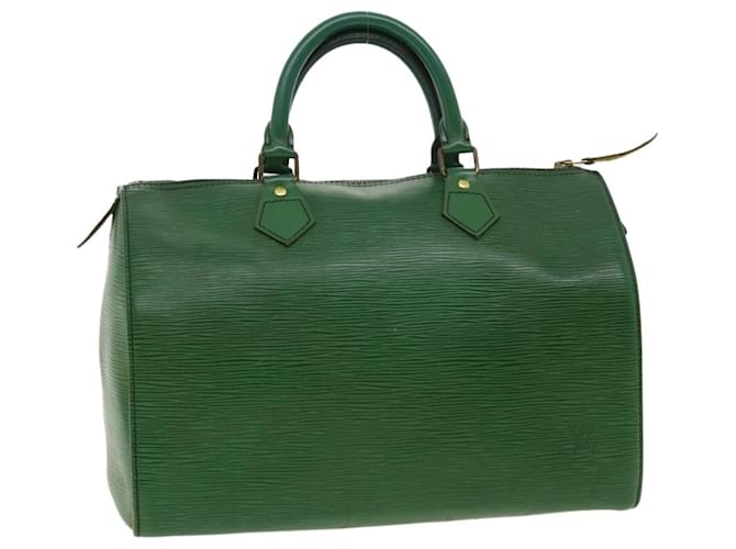 Louis Vuitton Epi Speedy 30 Hand Bag Green M43004 LV Auth 31913 Leather  ref.710252