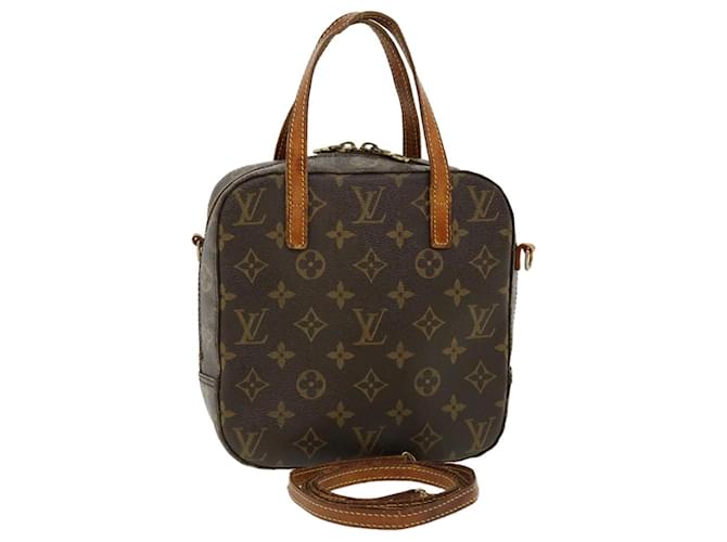 Louis Vuitton Spontini Handbag Damier Brown
