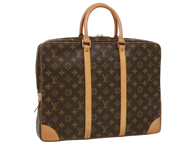 LOUIS VUITTON Monogram Porte Documents Voyage Business Bag M52005 LV Auth rt066 Leinwand  ref.710398