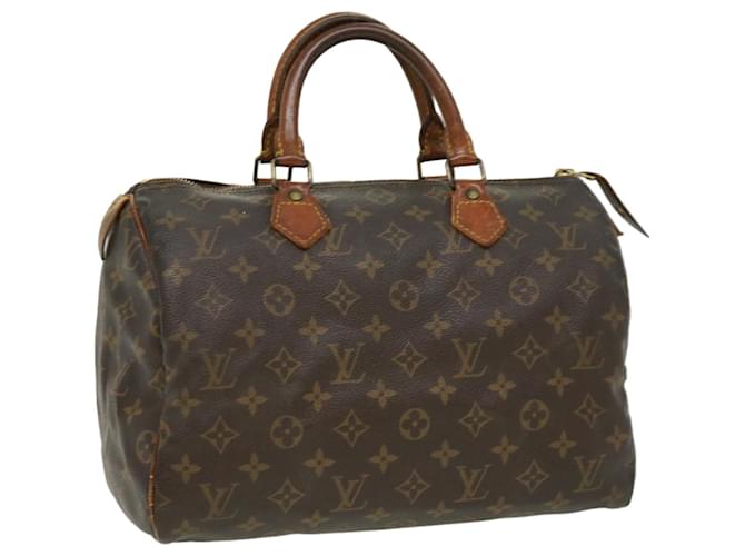 Louis Vuitton Monogram Speedy 30 Hand Bag M41526 LV Auth tp458 Cloth  ref.710413